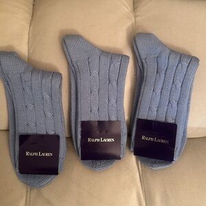 Ralph Lauren Women Socks NWT- 3 Pairs